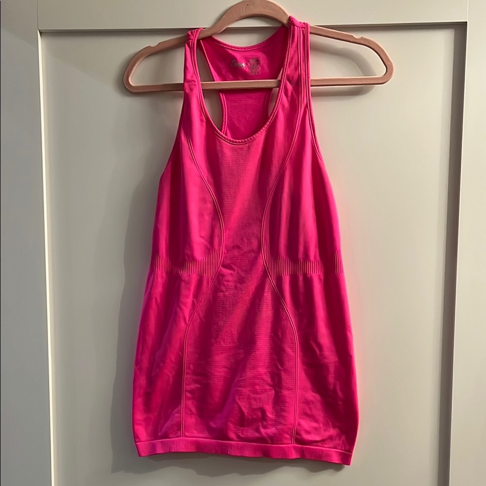 Pink Racerback Sleeveless Tank Top